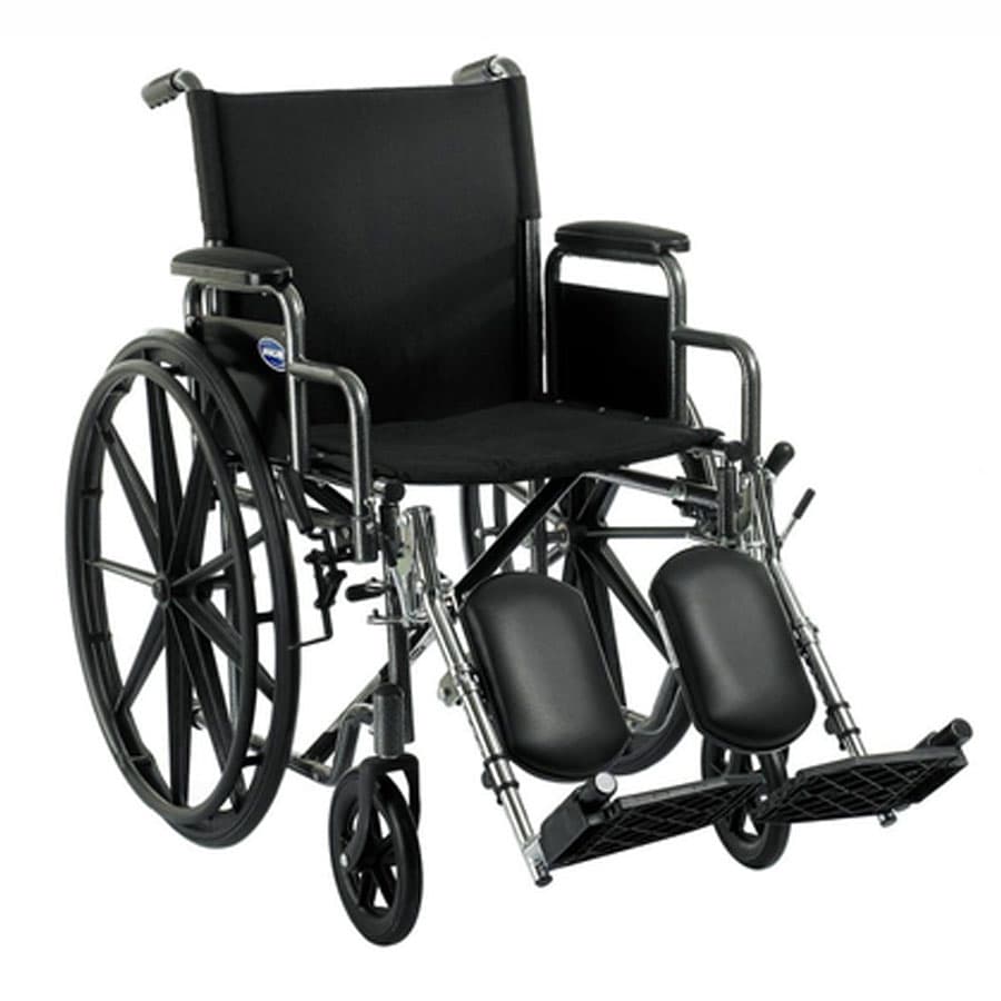 SILLA DE RUEDAS YUWELL CON DESCANSAPIES ELEVABLES 18'