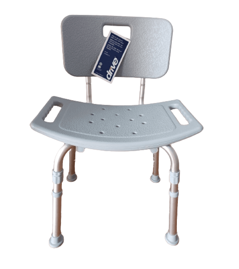 SILLA DE BAÑO CON RESPALDAR DRIVE