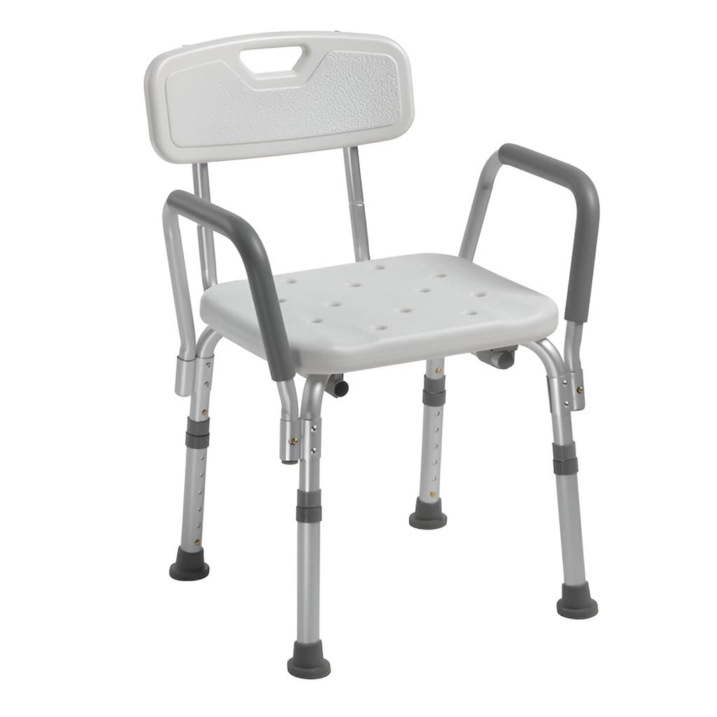 SILLA DE BAÑO CON RESPALDAR Y BRAZOS DRIVE