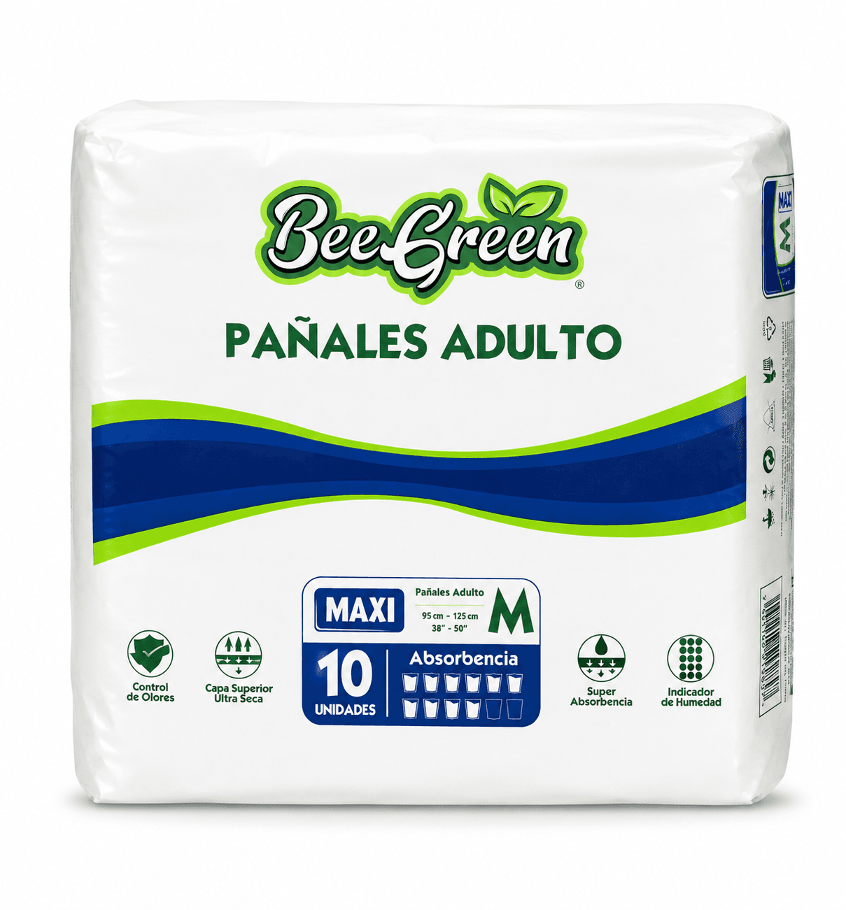 PAÑALES PARA ADULTO BEEGREEN MAXI